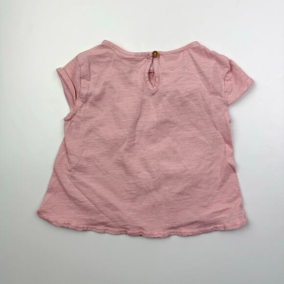 Zara Pink Eyelet Top - Picture 4 of 4